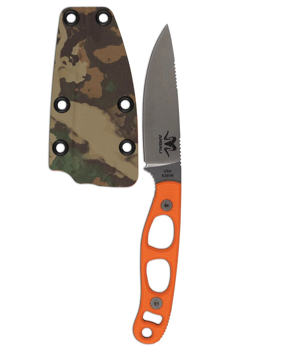 ARGALI Carbon Knife with First Lite Fusion Sheath