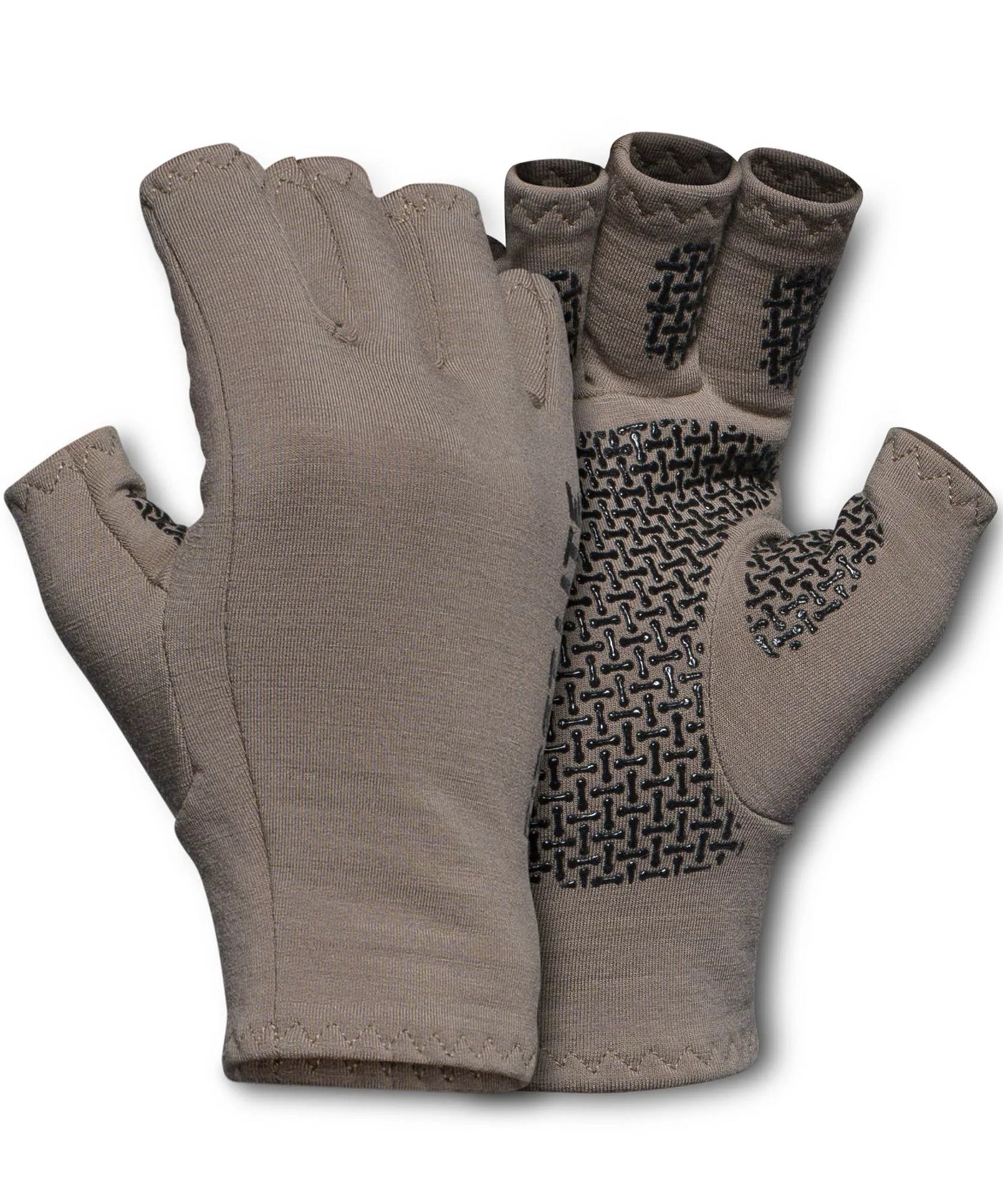Rugged Wool Half Finger Glove