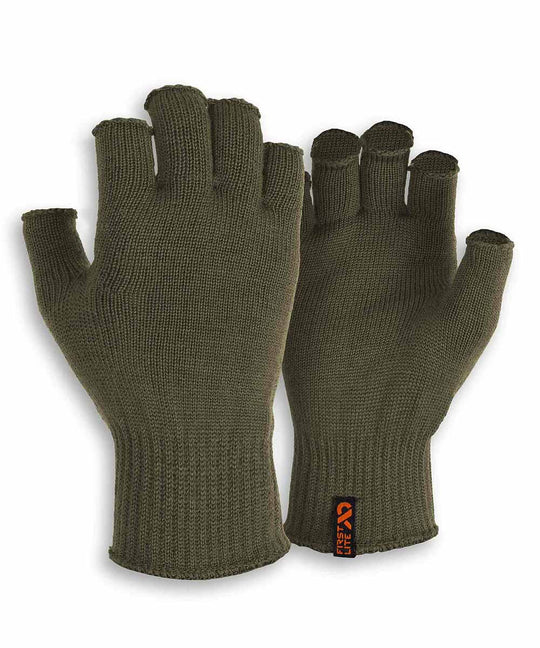 Talus Merino Wool Fingerless Hunting Gloves – GearFex